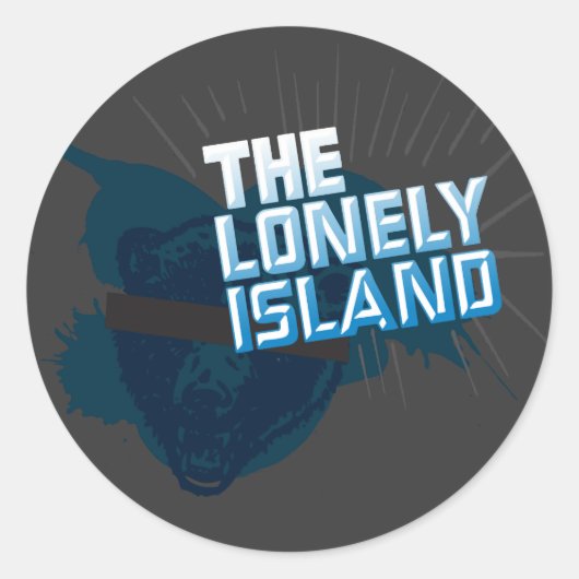 Bär Runder Aufkleber (Vorderseite)