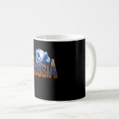 Bär Russland Power Moskau Kaffeetasse (VorderseiteRechts)