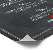 Bar Rustikales Skull Halloween Schildkrötenempfang Poster (Ecke)