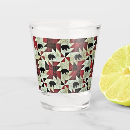 Bär Schnapsglas (Vorderseite)