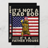 Bär seinen nicht einen Vater, sondern seinen Vater Einladung (Vorne/Hinten)