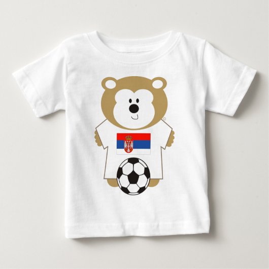 BÄR SERBIEN BABY T-SHIRT (Vorderseite)