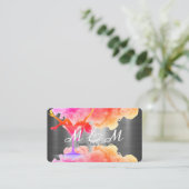 Bar Service Private Party Barkeeper für Ihre Veran Visitenkarte (Stehend Vorderseite)