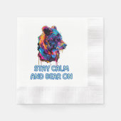 Bär Serviette (Vorderseite)