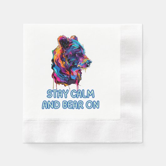 Bär Serviette (Vorderseite)