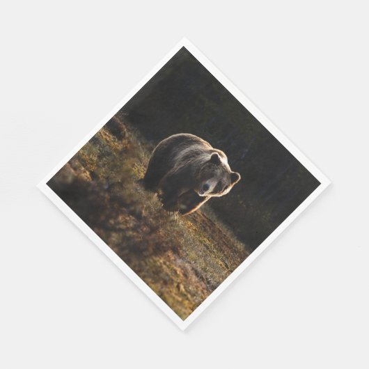 Bär Serviette (Ecke)