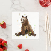 Bär Serviette (Beispiel)