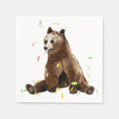Bär Serviette (Vorderseite)