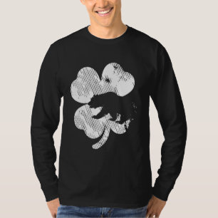 Bär Shamrock St Patrick's Day Irisches Kleeblatt H T-Shirt