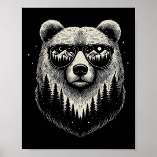 Bär singles Natur Szenen Kunst Design für Frauen u Poster