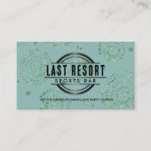 Bar Slogans Visitenkarten Visitenkarte (Vorderseite)