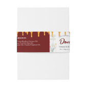 Bar Soap Custom Label Bauchband Einladungsbanderole (Rückseitenbeispiel)