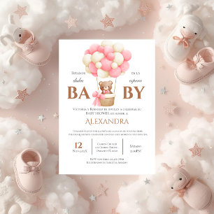 Bär Spanische Babyparty Mädchen Einladung