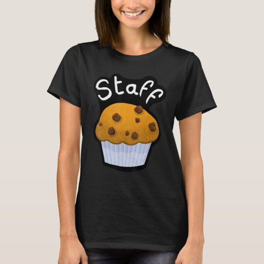 Bar Staff Croissant for coffee and bakery house wh T-Shirt (Vorderseite)