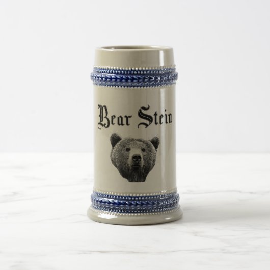 Bär Stein Bierglas (Mittel)