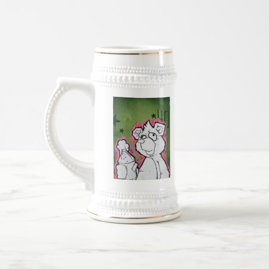 Bär Stien des Bier-40OZ Bierglas (Links)