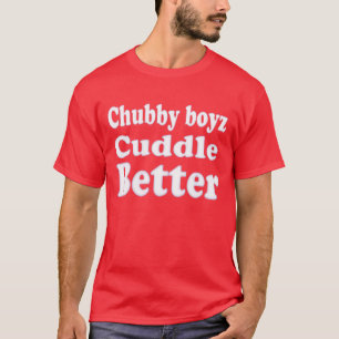 Bär Stolz Dicke Jungs kuscheln besser T-Shirt