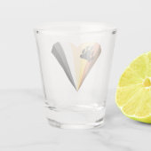 Bär Stolz Herz Schnapsglas (Rückseite)