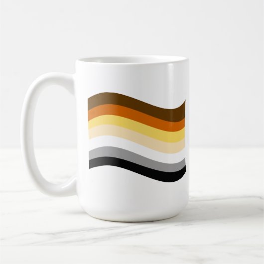 Bär Stolz Wellig Flagge Kaffeetasse (Links)