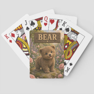 Bär süßes Baby-Geschichtenbuch-Nursery-Tier Spielkarten