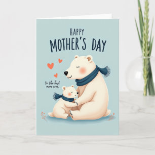 Bär Tageskarte für die beste Mama überhaupt Karte