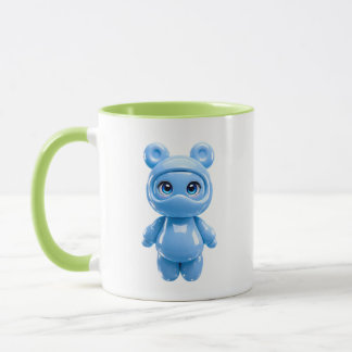 Bär Tasse Glänzend Kawaii Blau