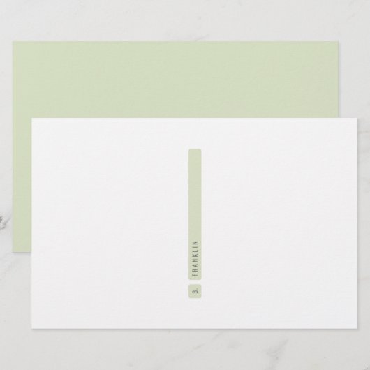 Bar teilen briefpapier (Vorne/Hinten)