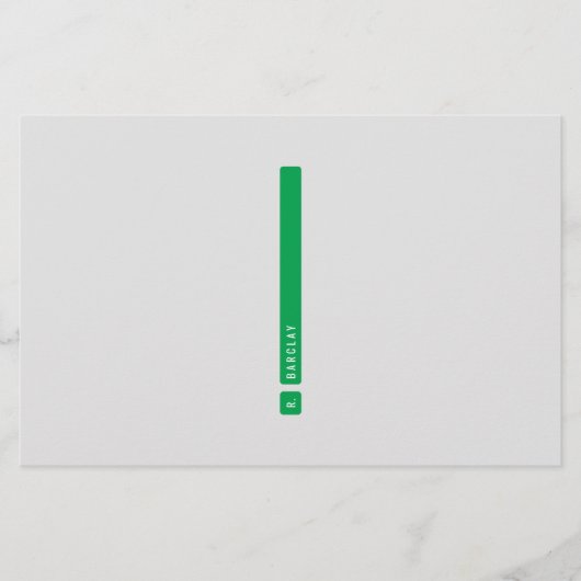 Bar teilen briefpapier (Vorderseite)