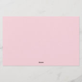 Bar teilen briefpapier (Rückseite)