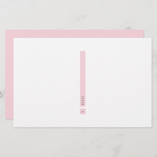 Bar teilen briefpapier (Vorne/Hinten)