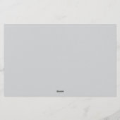 Bar teilen briefpapier (Rückseite)