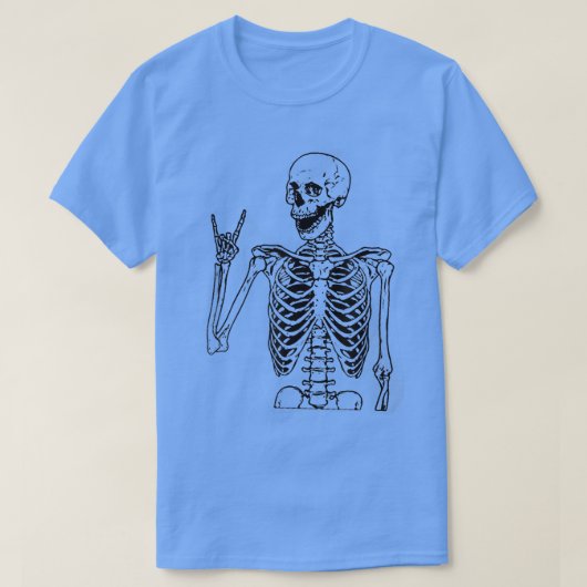 Bar ten Duh Barkeeper Funny Cool Skeleton Happy H T-Shirt (Design vorne)