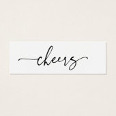 Bar Ticket Hochzeitskarte Trinkkarte (Vorderseite)