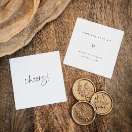 Bar Ticket Wedding Reception Drink Token Card E100 Begleitkarte