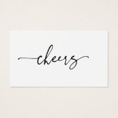 Bar Token-Karte B613 für den Hochzeitsticket Empfa (Vorderseite)