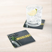 Bar Tools Mixology Rechteckiger Pappuntersetzer (Vor Ort)