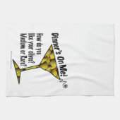 BAR TOWELS Dinner! Oliven? Mittel oder selten? Handtuch (Horizontal)