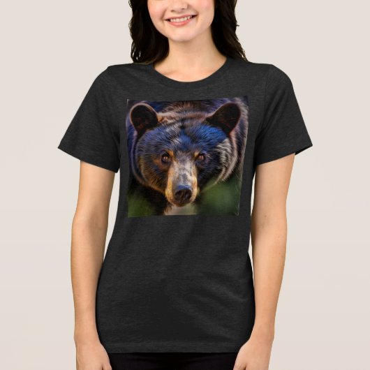 Bär Tri-Blend Shirt (Vorderseite)