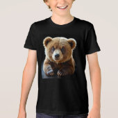 Bär Tri-Blend Shirt (Vorderseite)