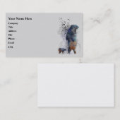 BÄR U. IHR BABY VISITENKARTE (Vorne/Hinten)