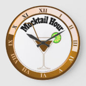 Bar-Uhr Große Wanduhr (Vorderseite)