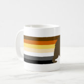 Bär und Bärenpride Kaffeetasse (Vorderseite Links)