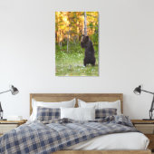 Bär und Baum Leinwanddruck (Insitu (Schlafzimmer))