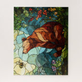Bär- und Bienenrätsel Puzzle (Vertikal)