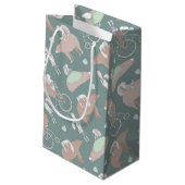 Bär und Bunny Kleine Geschenktüte (Rückseite Schrägansicht)
