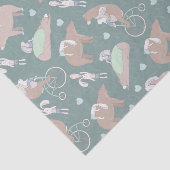 Bär und Bunny Seidenpapier (Ausschnitt)