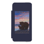 Bär und CUB - Anchorage, Alaska Incipio iPhone Geldbeutel-Hülle (Folio Vorderseite)
