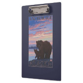 Bär und CUB - Anchorage, Alaska Klemmbrett (Links)