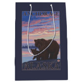 Bär und CUB - Anchorage, Alaska Mittlere Geschenktüte (Vorderseite)