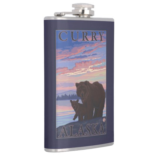 Bär und CUB - Curry, Alaska Flachmann (Rechts)